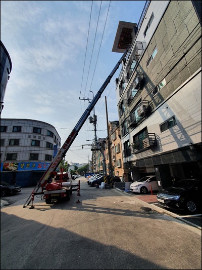 안산사다리차임대M